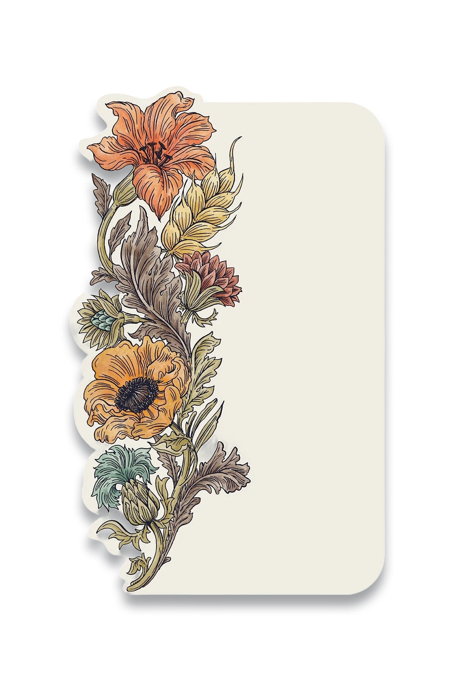 Autumn Acanthus Table Card