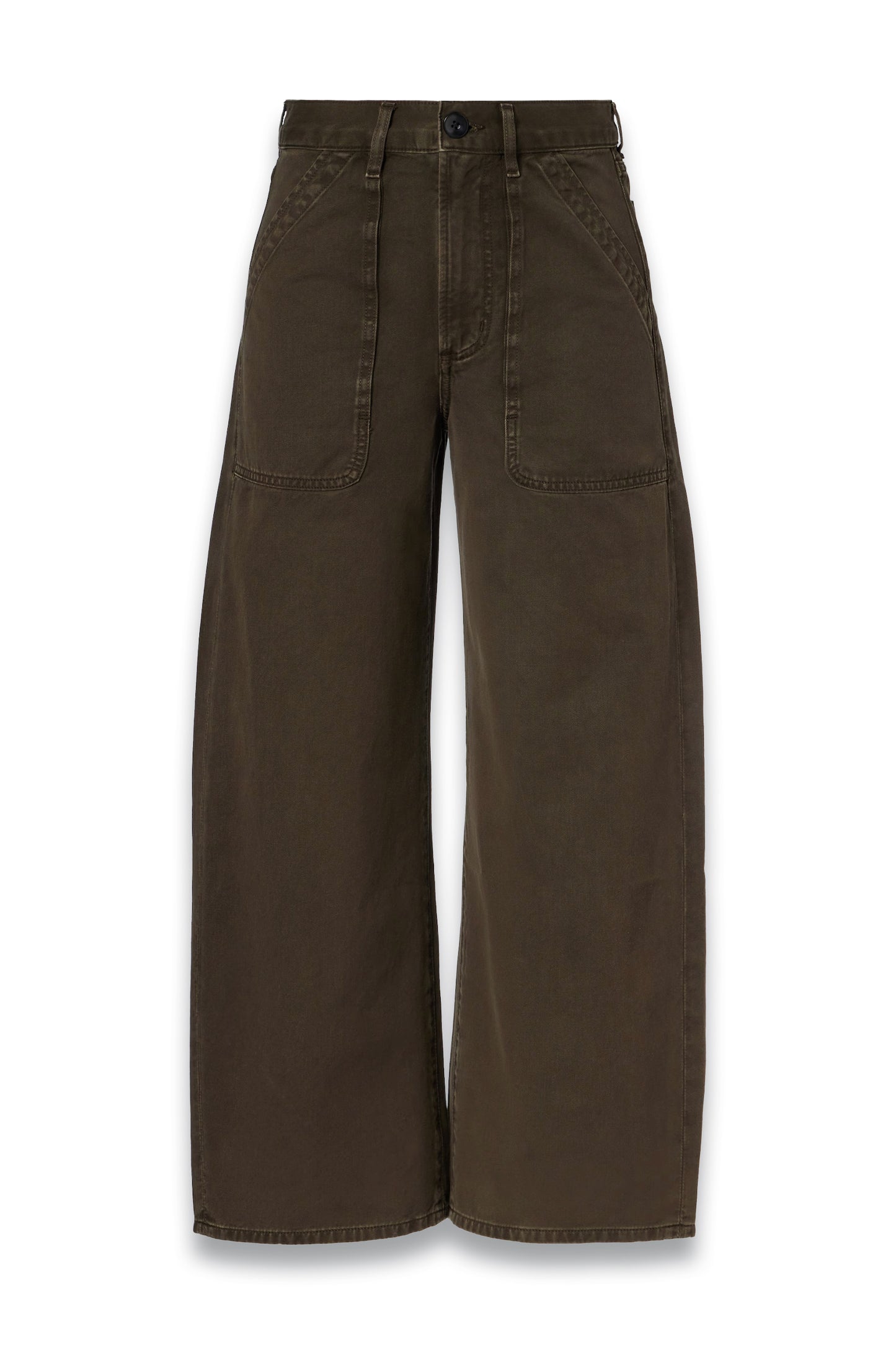 Ayla Cargo High-rise Wide-leg Jeans