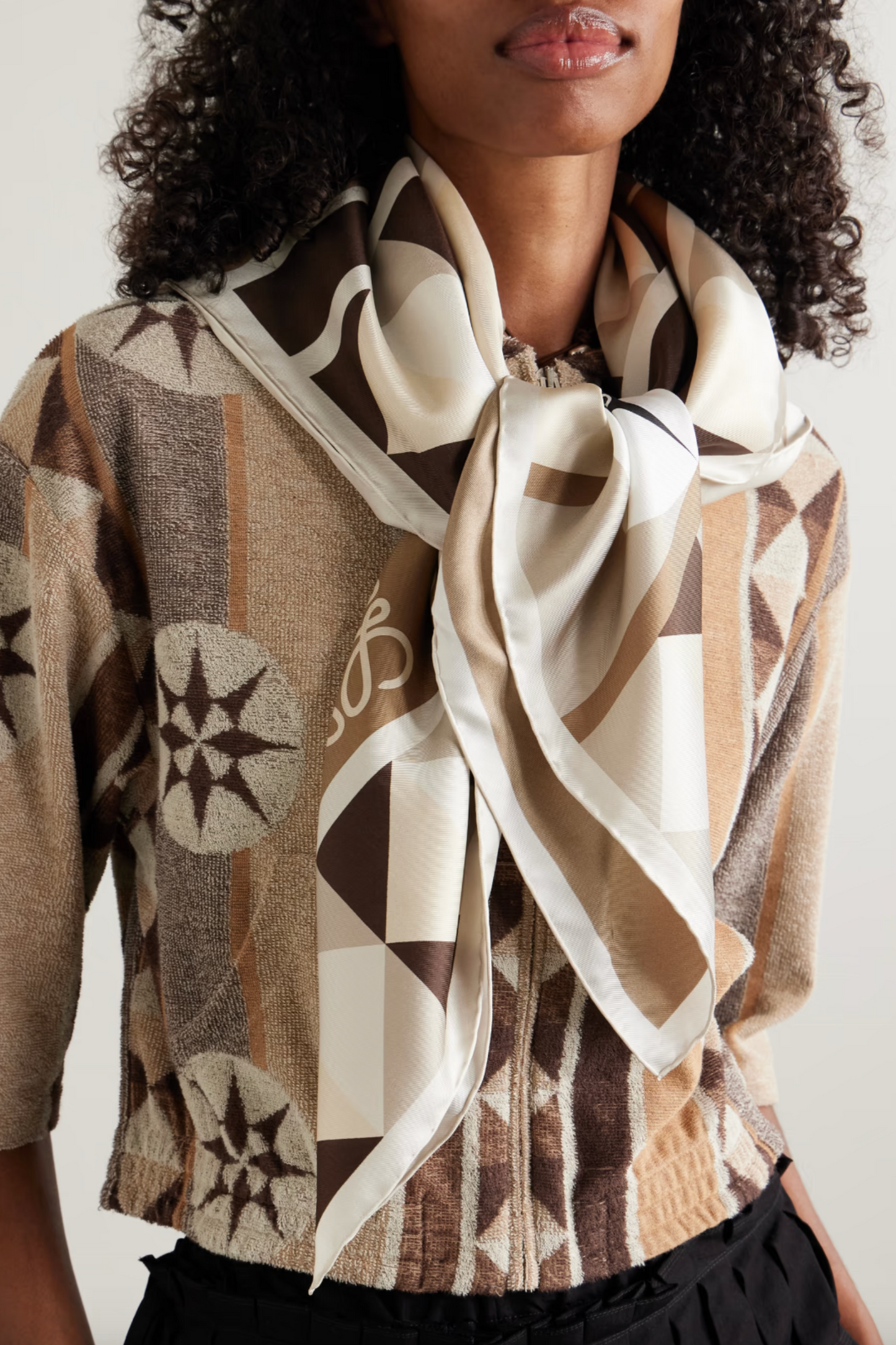 Paula's Ibiza Printed Silk-Twill Scarf