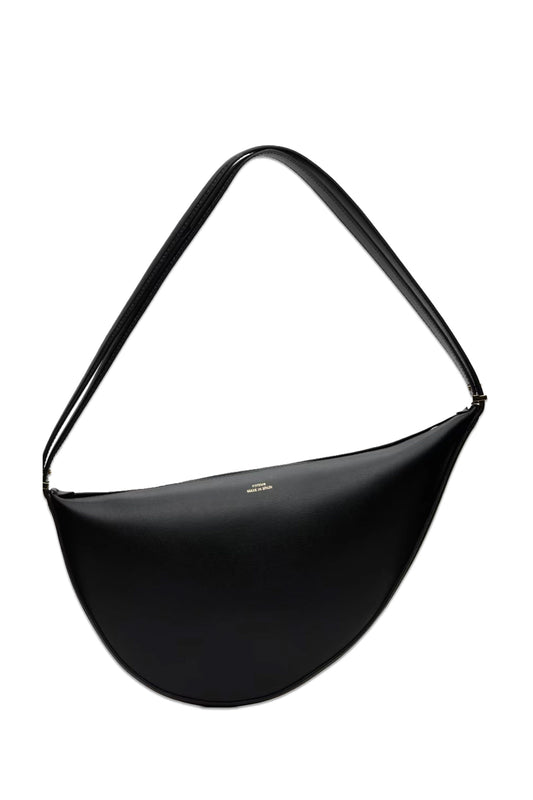 Black Scooped Sling Bag
