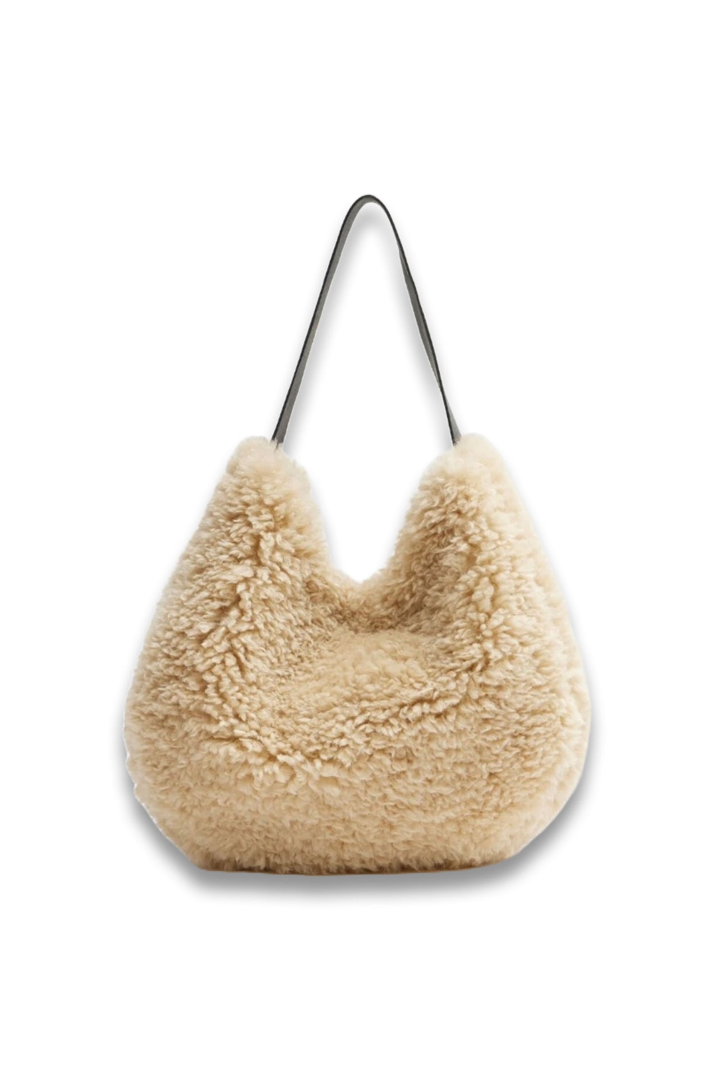 Helen Moore Faux Fur Slouch Bag
