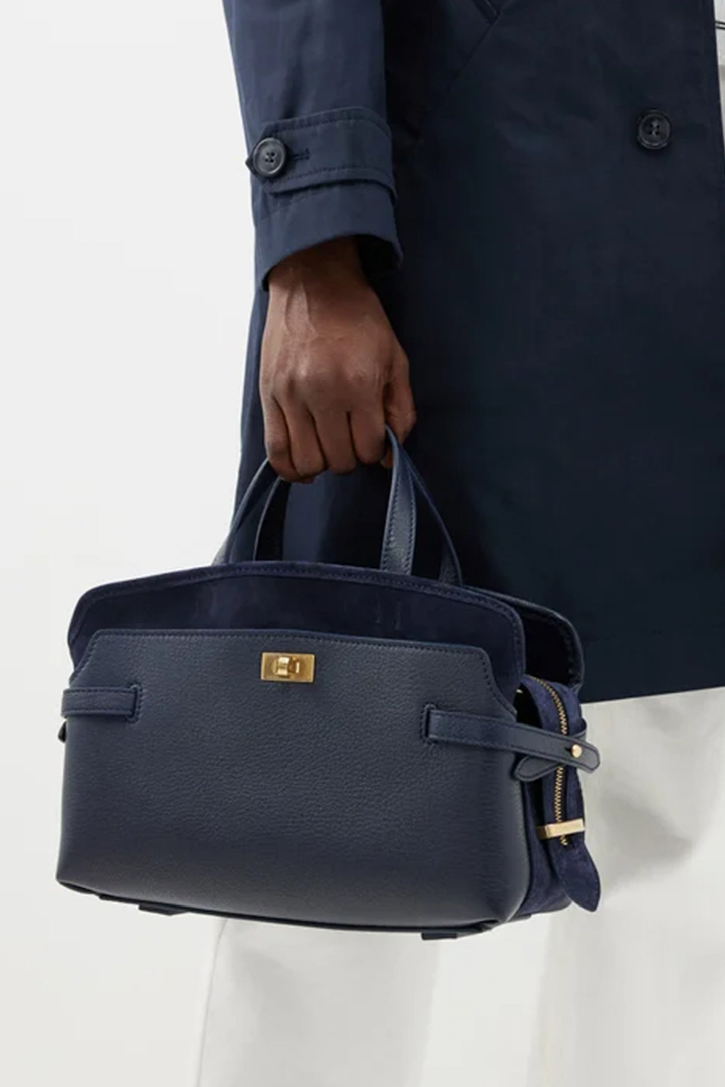 Wilson Leather and Suede Cross-body Bag