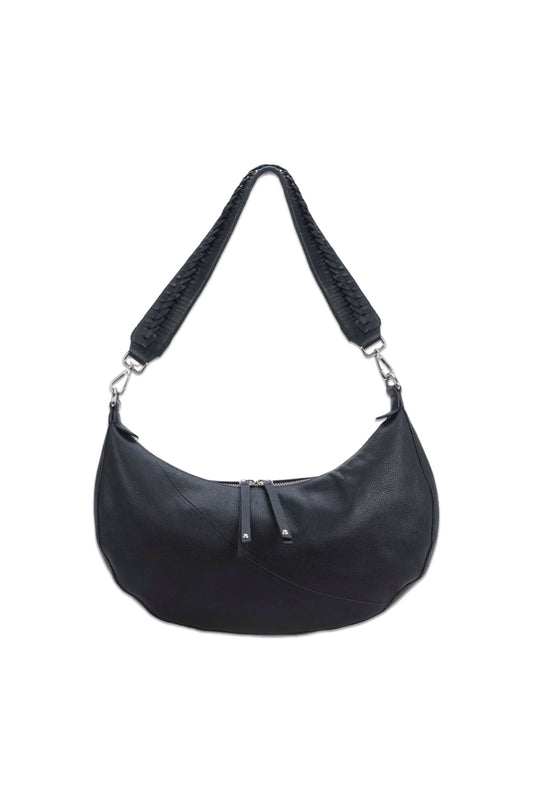 Black Leather Shoulder Bag