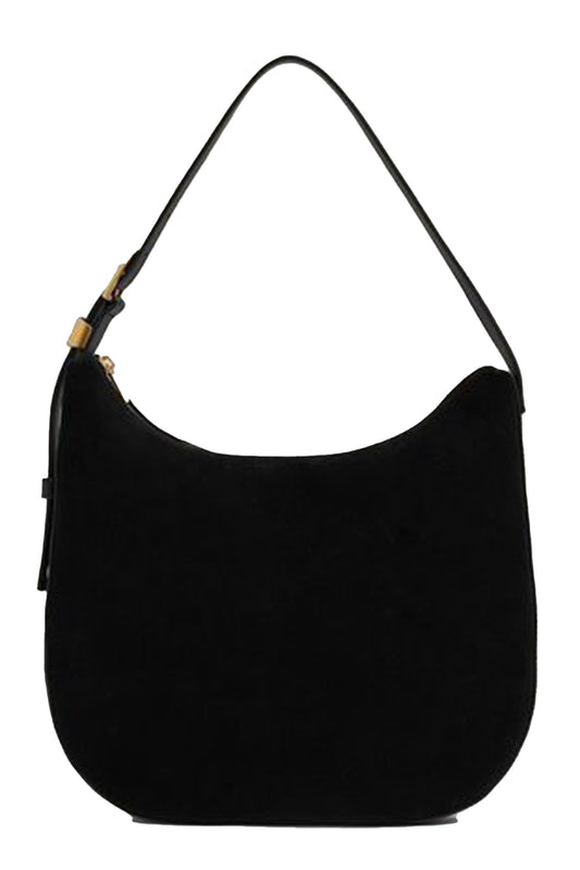 Marianna Leather and Suede Shoulder Bag