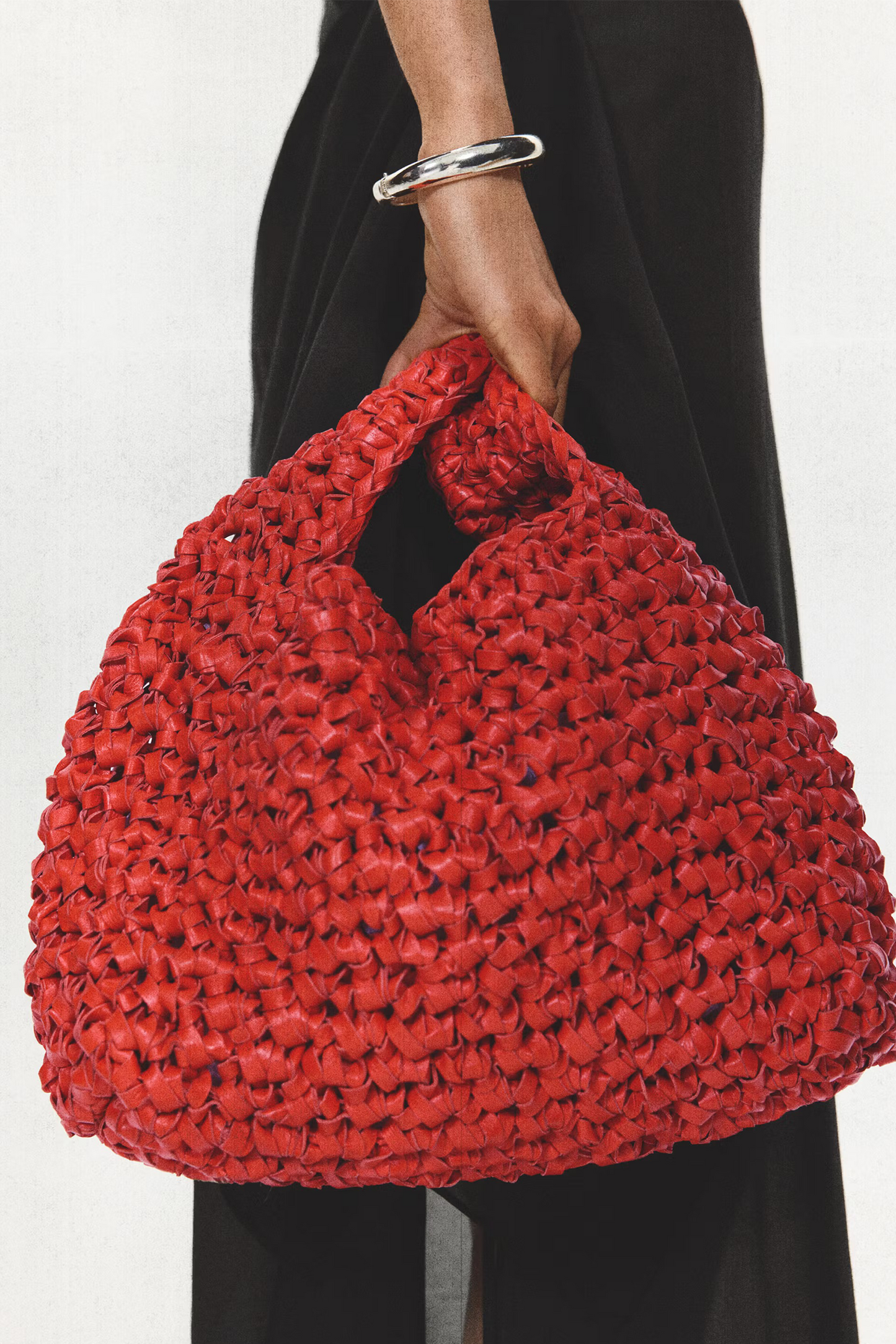 Handmade Woven Leather Handbag
