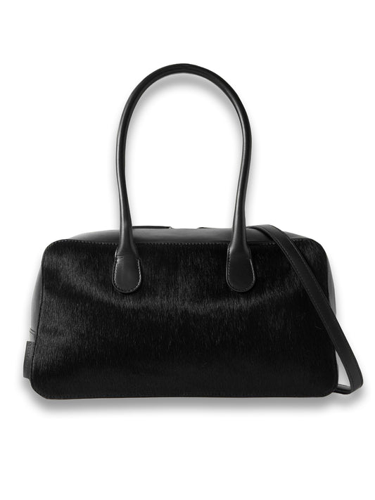 Leather and Calf Hair Tote