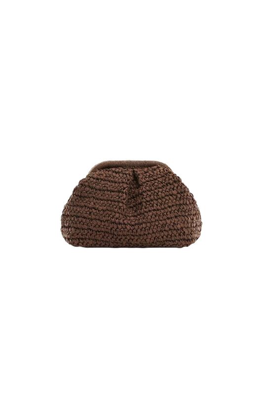 Rattan Clutch Bag