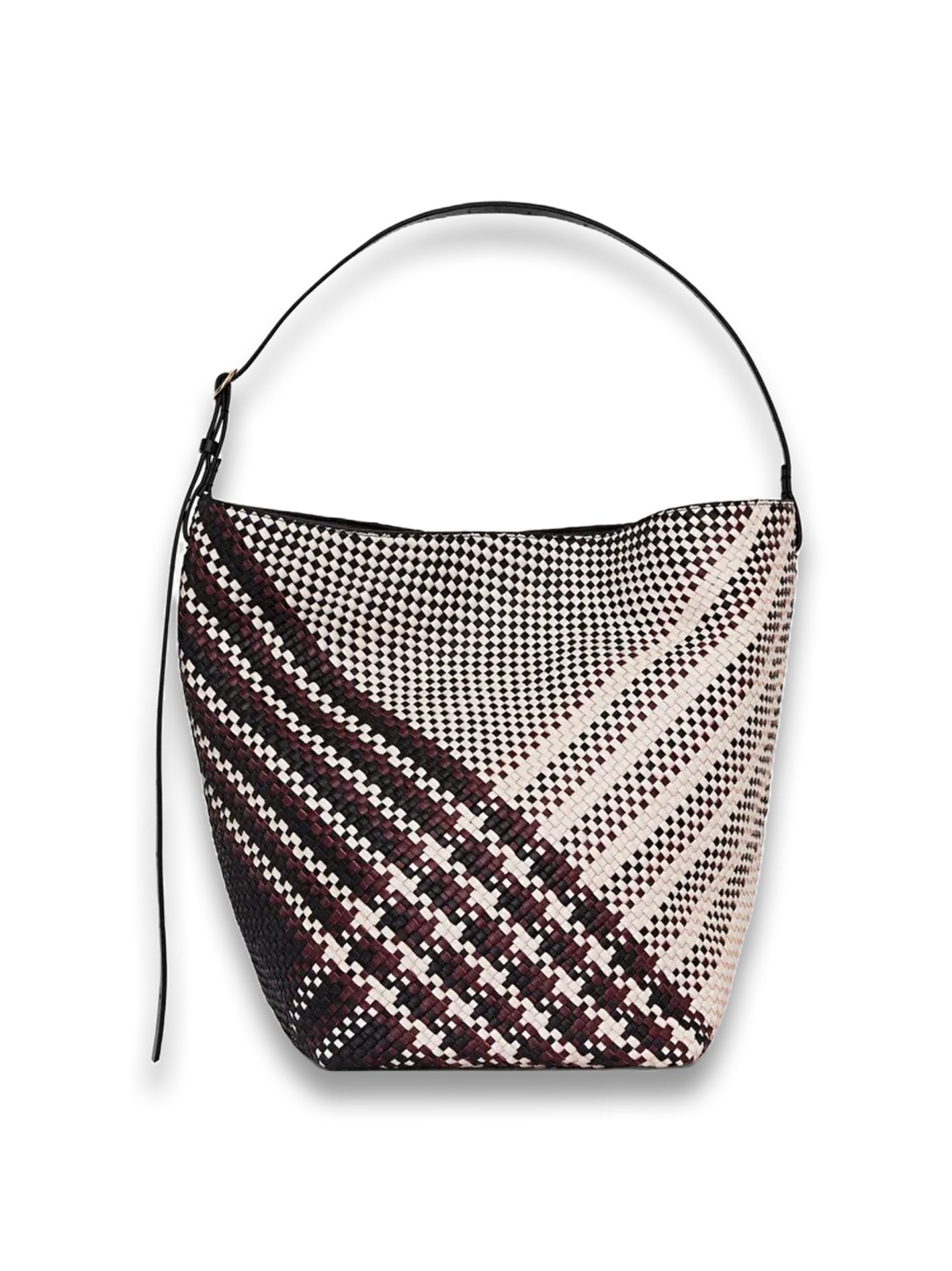Woven Leather Tote Bag