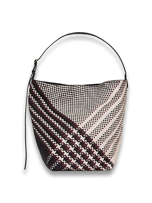 Woven Leather Tote Bag
