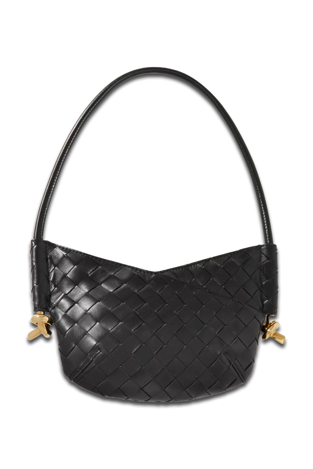 Solstice Embellished Intrecciato Leather Shoulder Bag
