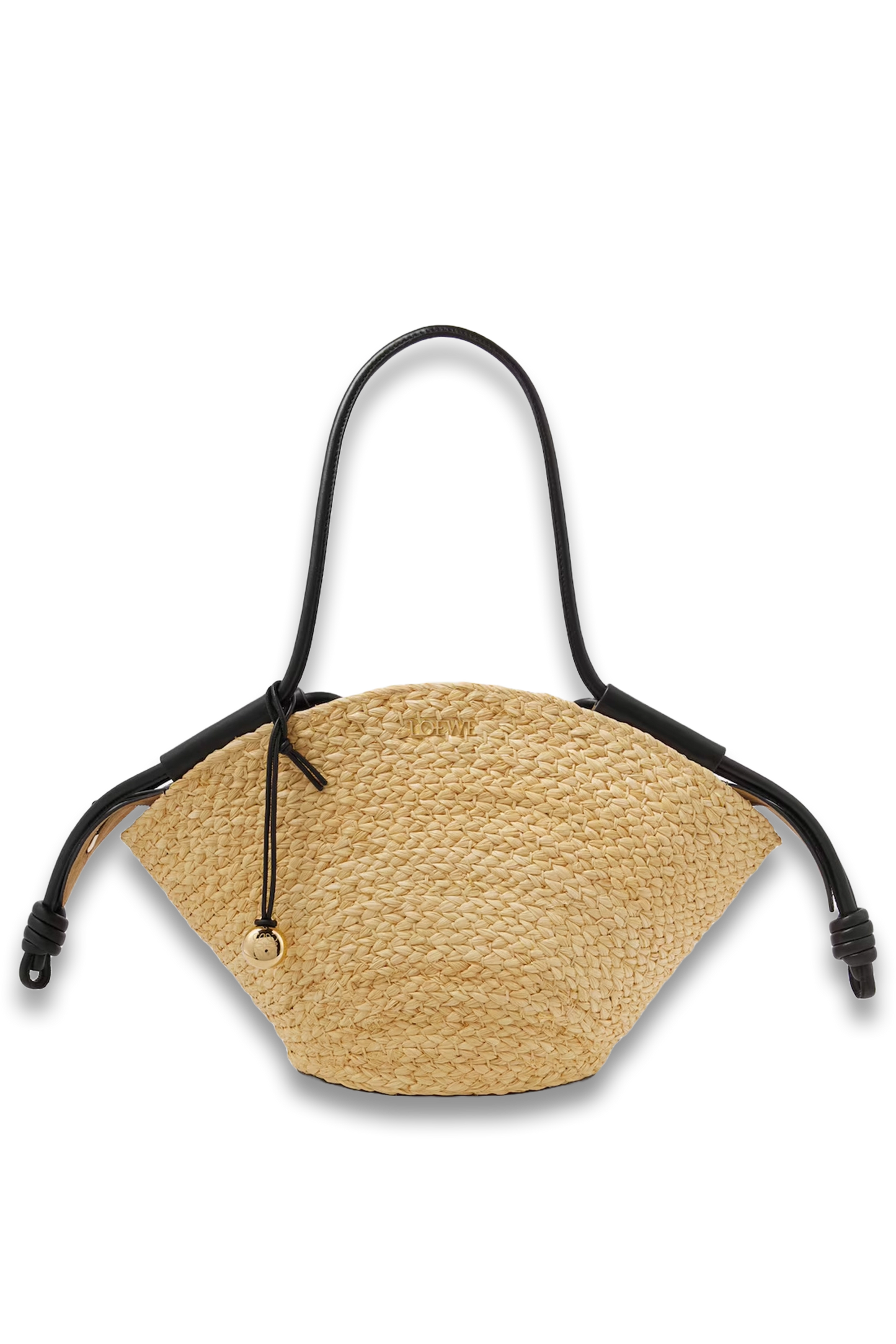 Paseo Small Raffia Basket Bag