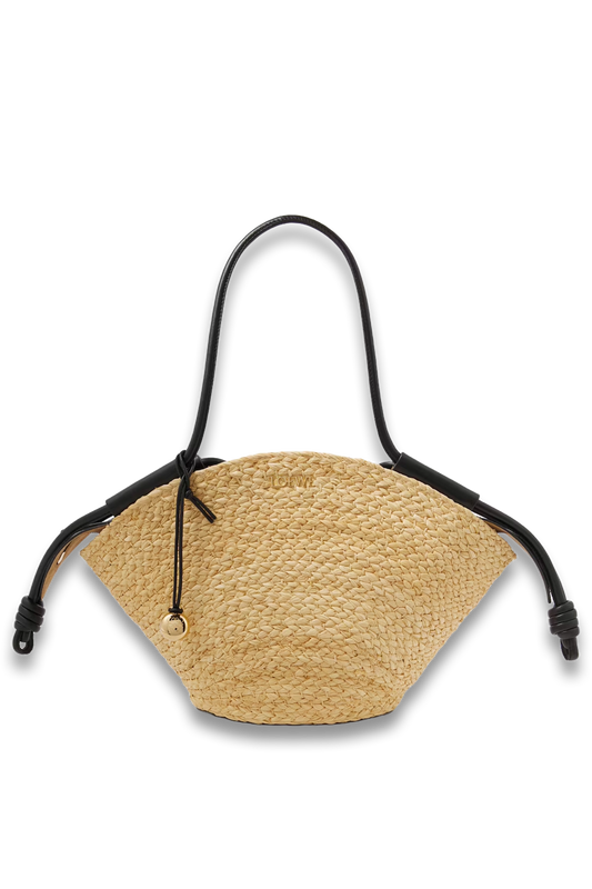 Paseo Small Raffia Basket Bag
