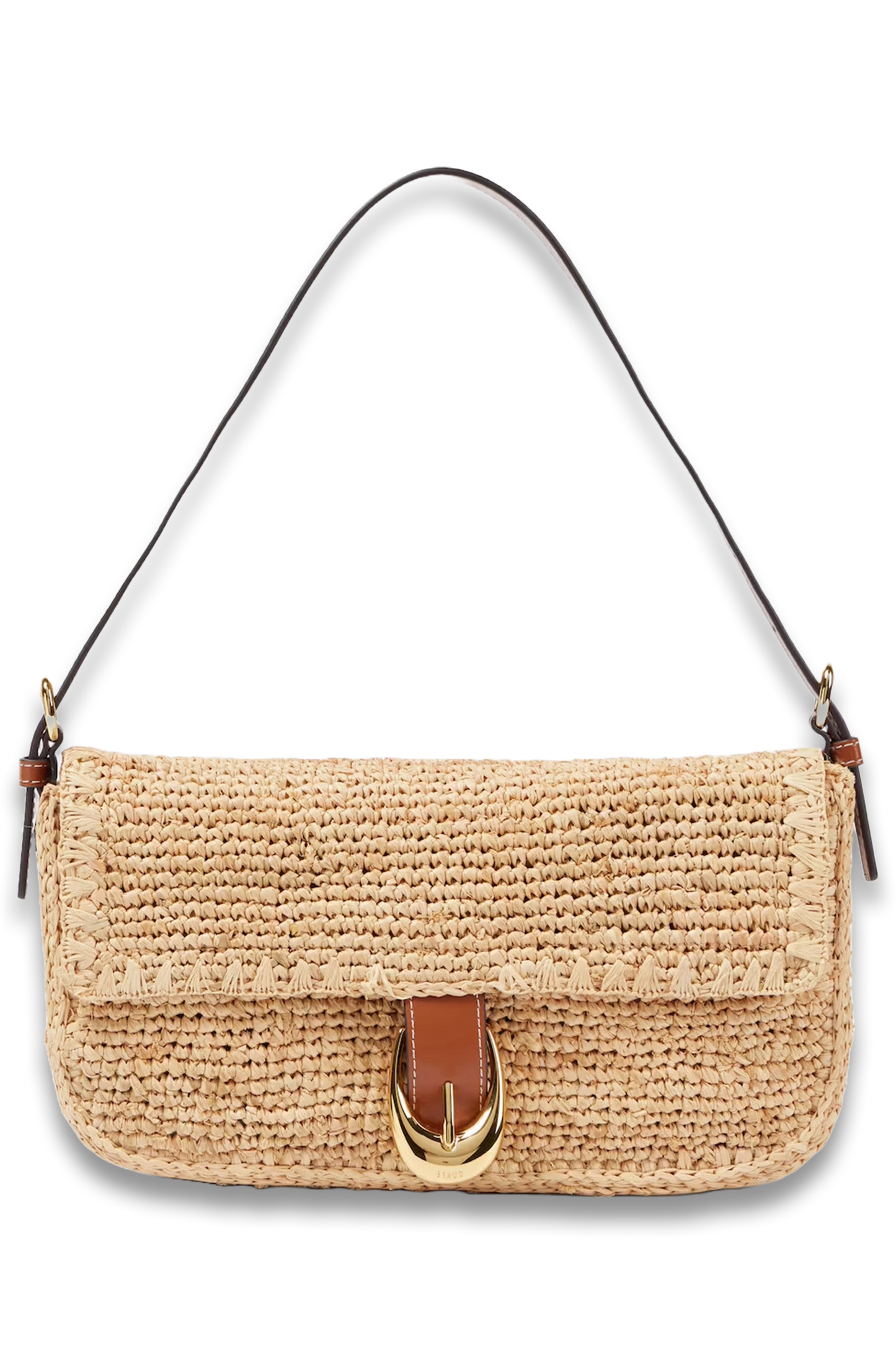 Harlow Raffia Shoulder Bag