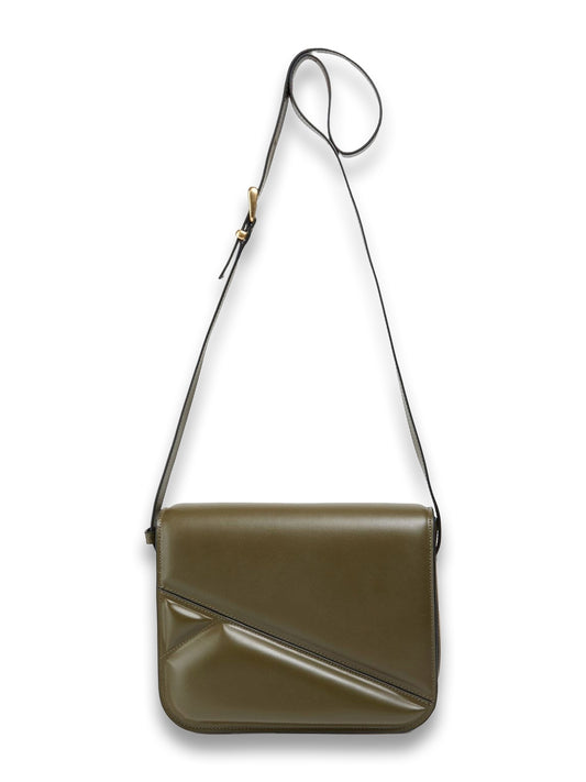 Oscar Trunk Medium Leather Shoulder Bag