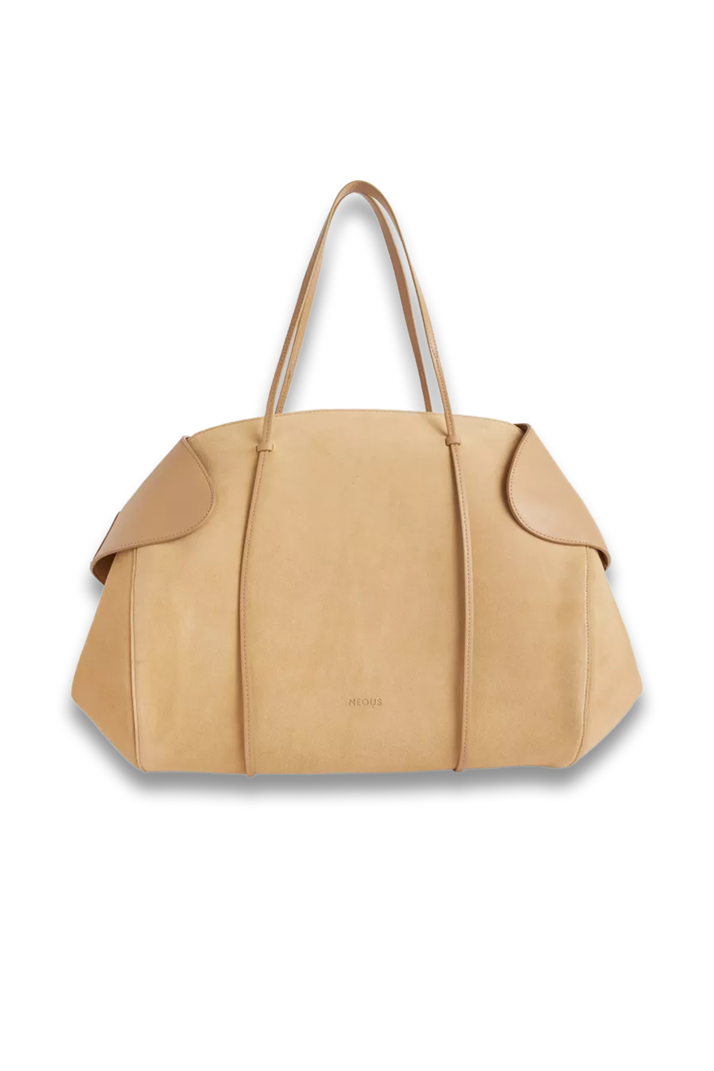 Berenices Suede and Leather Shoulder Bag