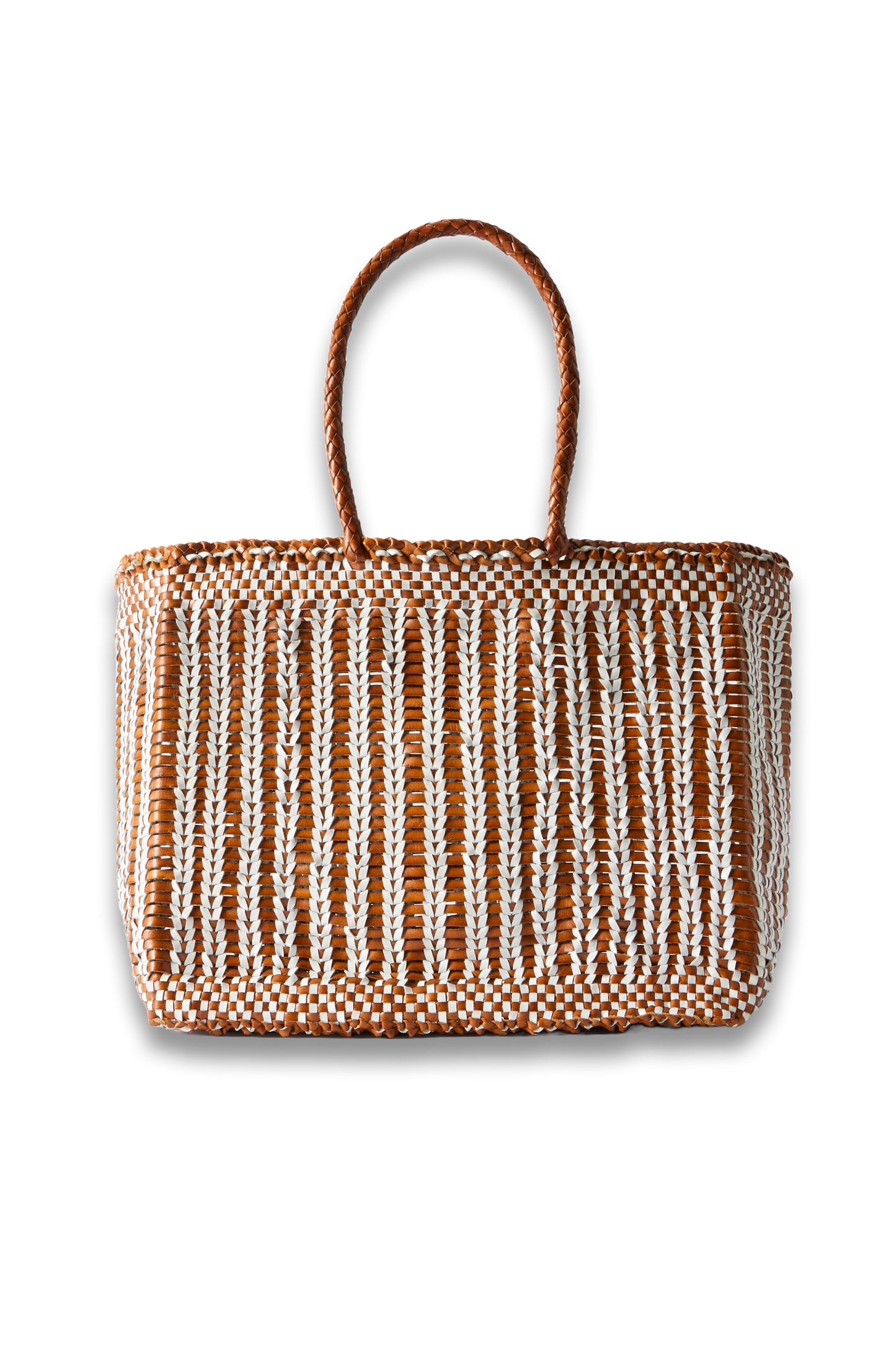 Bali Basket Woven Leather Tote