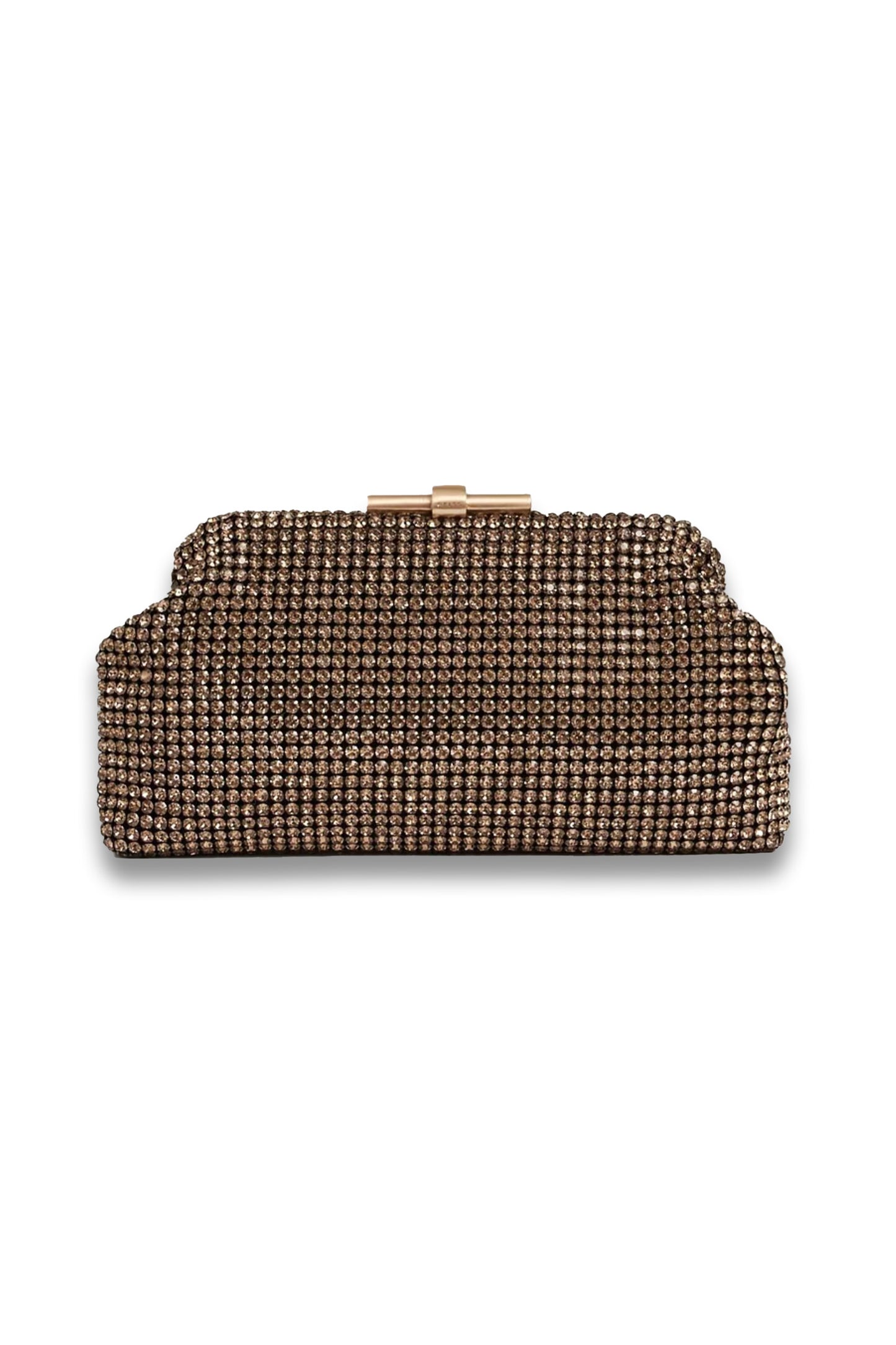 Embellished Clutch bag in gold