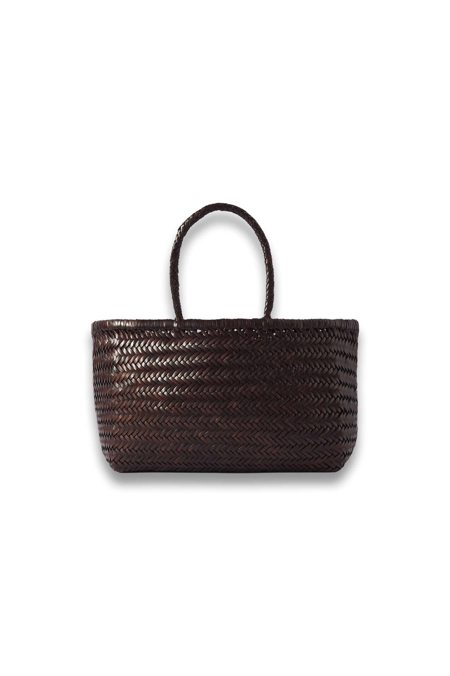 Bamboo Triple Jump Woven Leather Tote