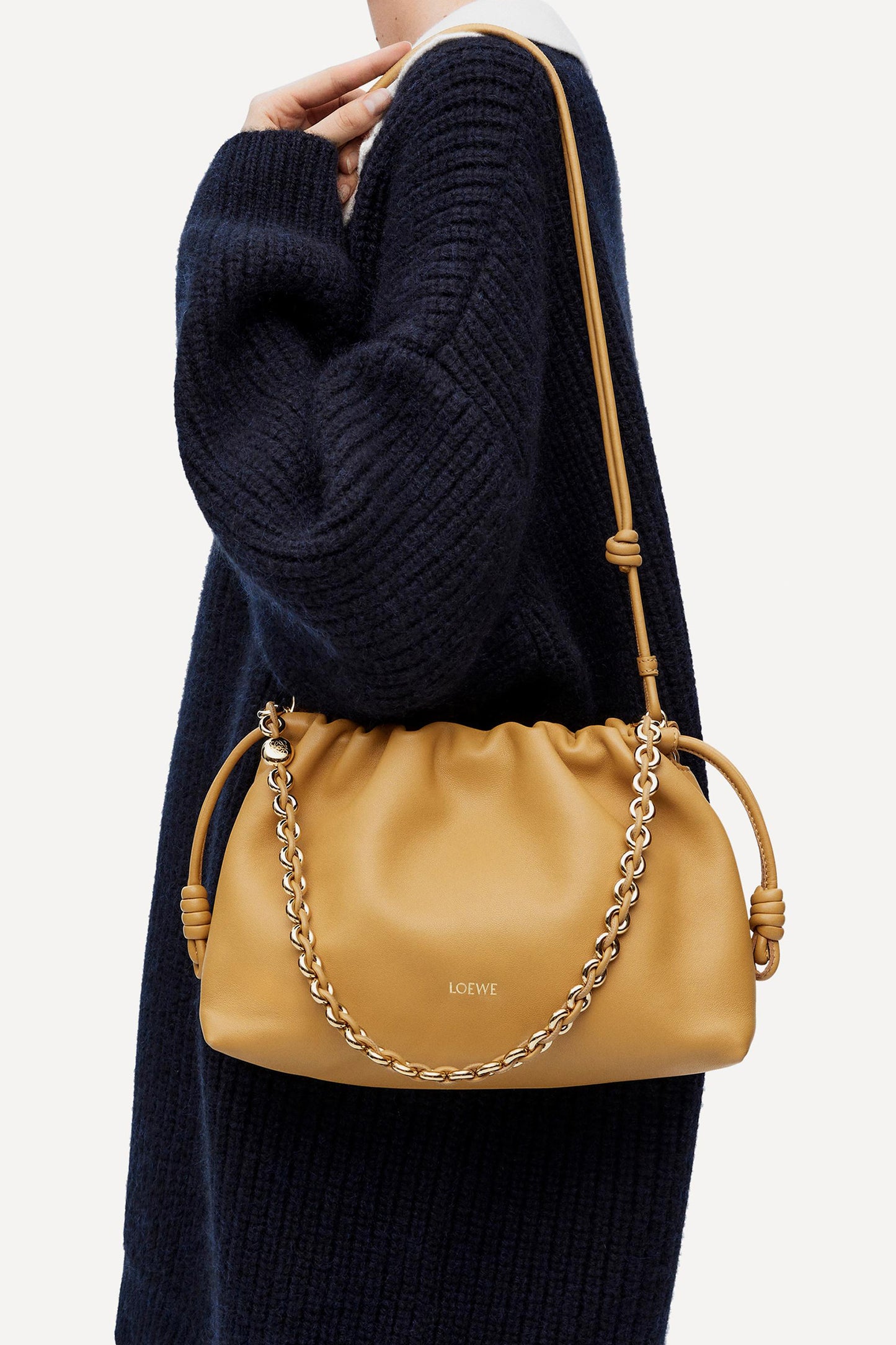 Flamenco Leather Clutch Bag