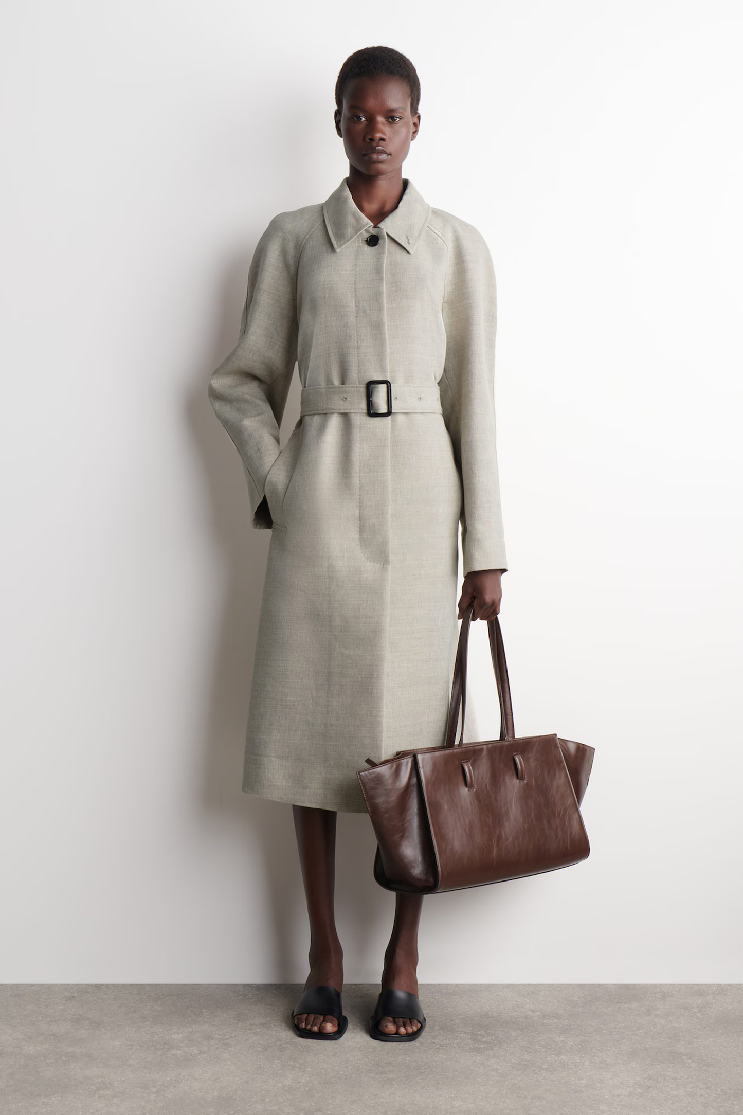 Monument Tote Bag in Leather