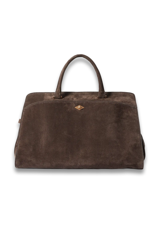 Private Eye Large Suede Tote