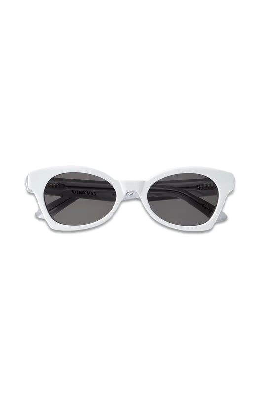 Cat-eye Acetate Sunglasses White