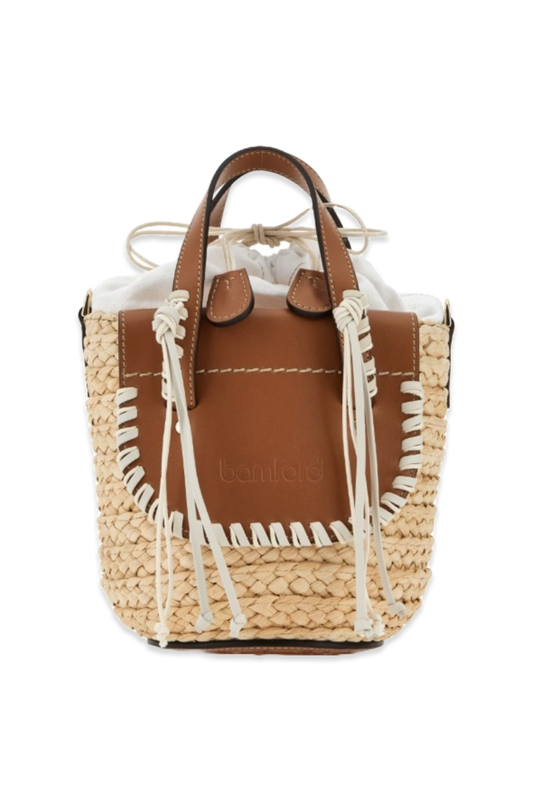 Habanera Leather Woven Tote Bag - Cubalab x Bamford