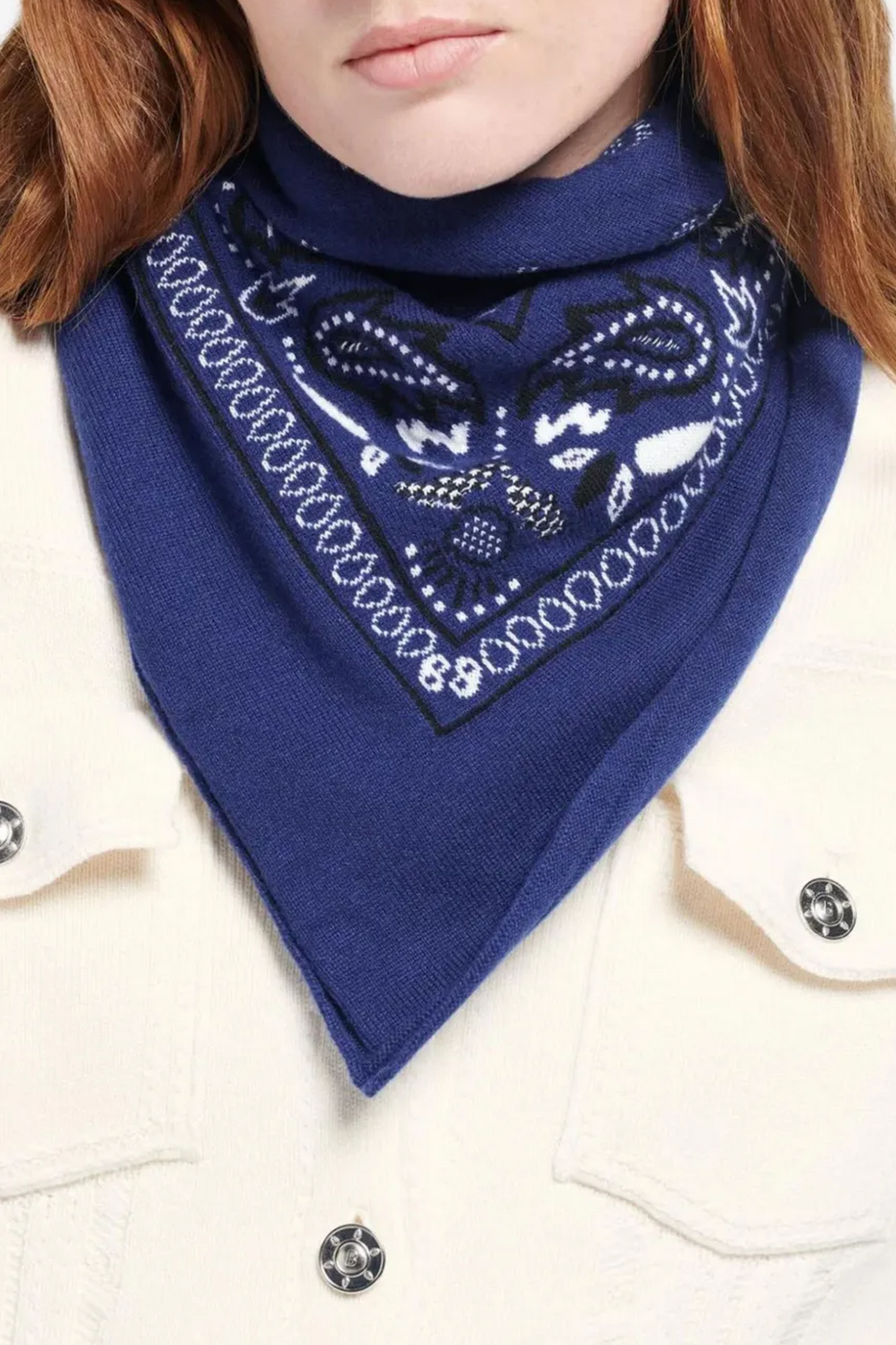 Bandana-print Scarf