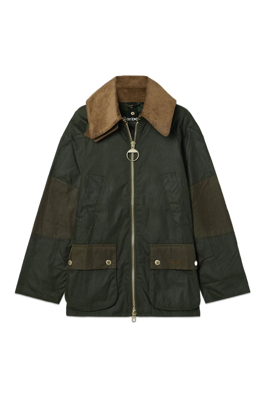 Allerston Corduroy-trimmed Waxed-cotton Jacket