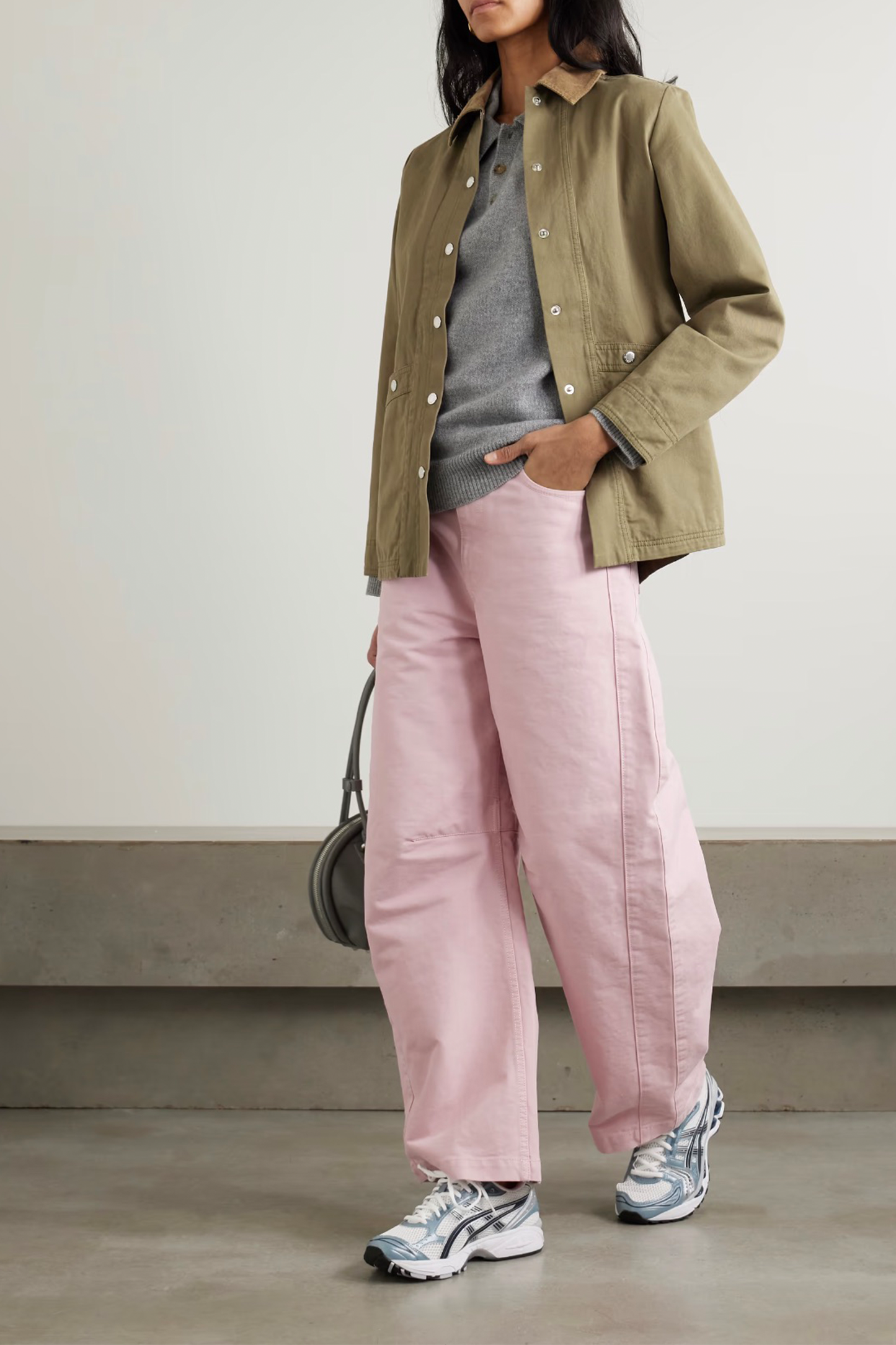 Sonnie Corduroy-Trimmed Cotton-Canvas Jacket