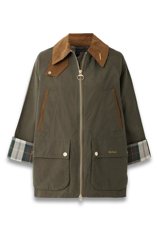 Icons Bedale Corduroy-trimmed Waxed Cotton-blend Jacket
