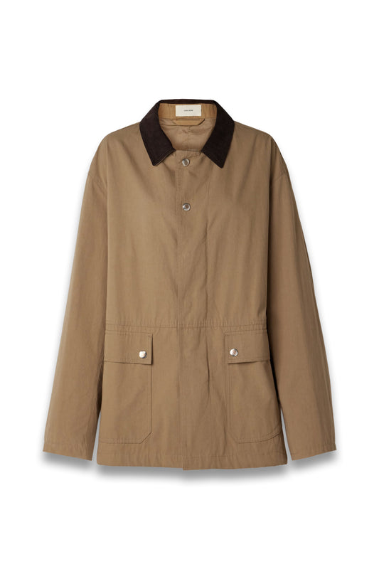 Frank Corduroy-trimmed Cotton-canvas Jacket