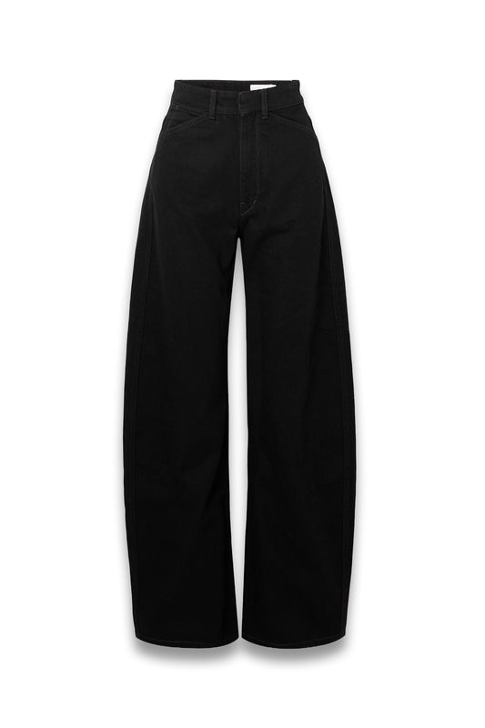High-Rise Barrel-Leg Jeans
