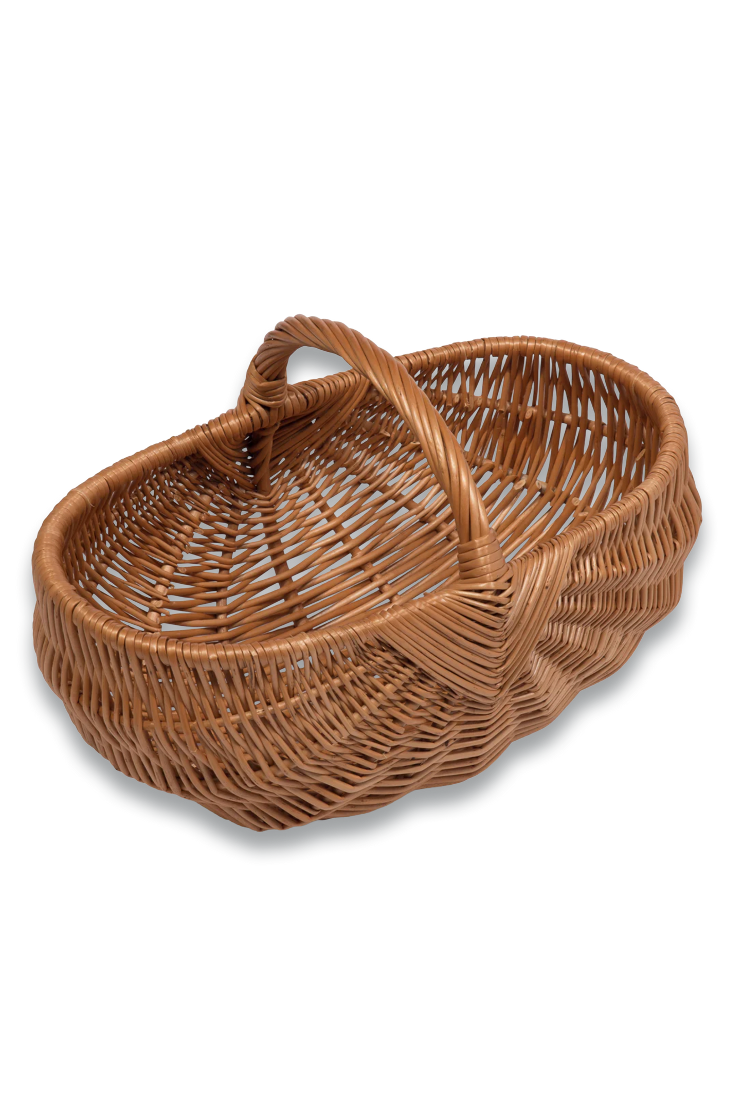 Wicker Garden Trug Basket - Medium