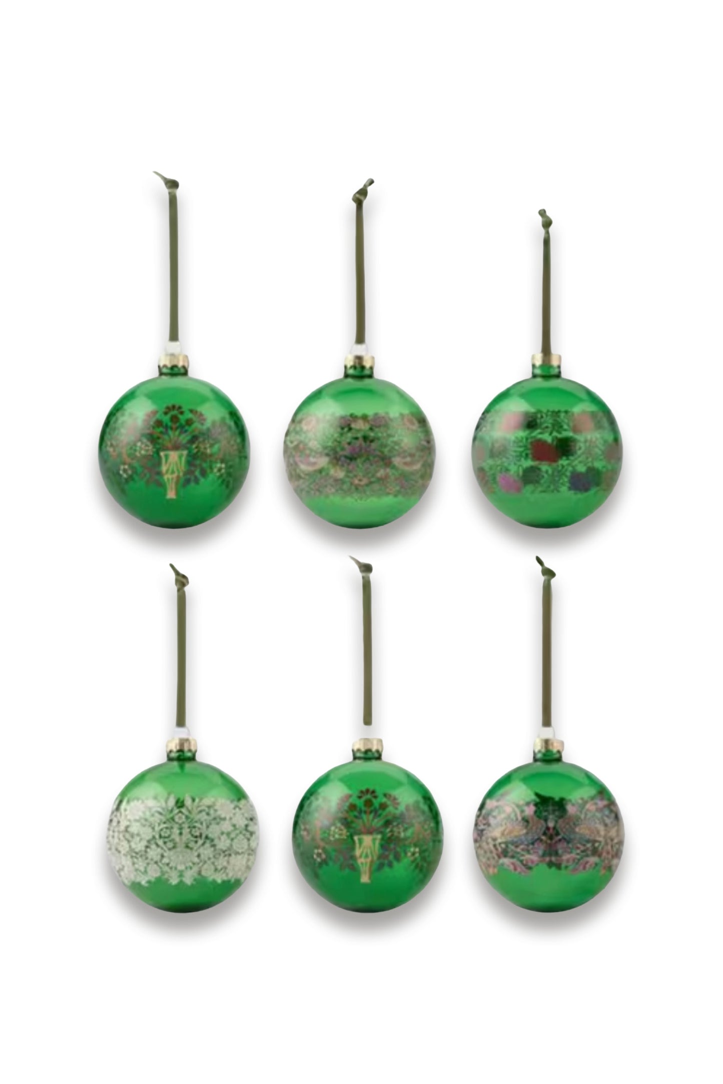 Christmas Baubles, Set of 6