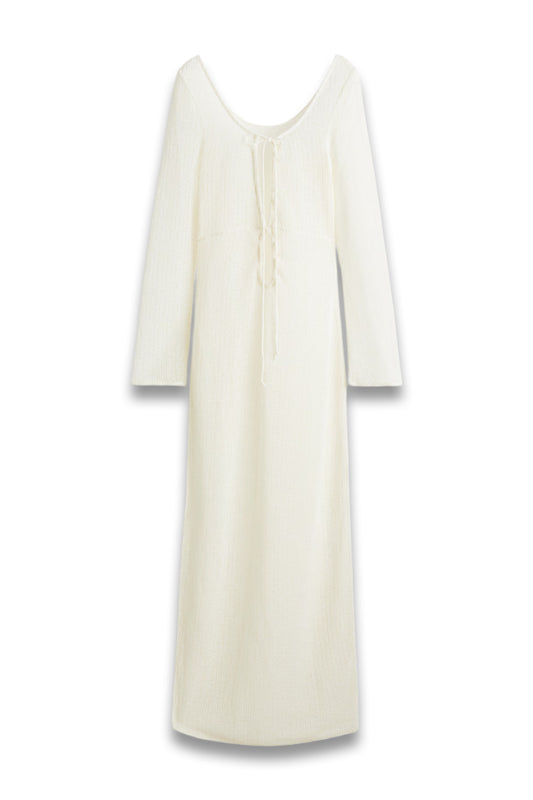 Loose-Knit Beach Dress