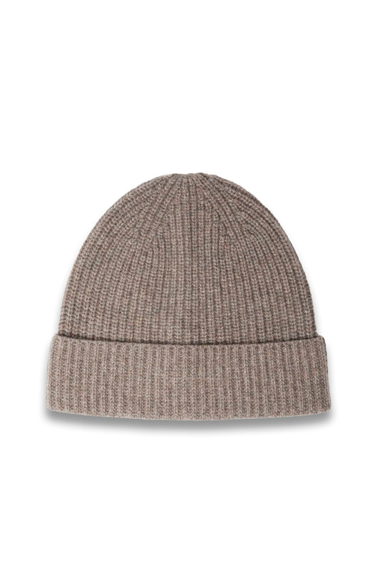 Wool Rich Beanie Hat, Oatmeal, One Size