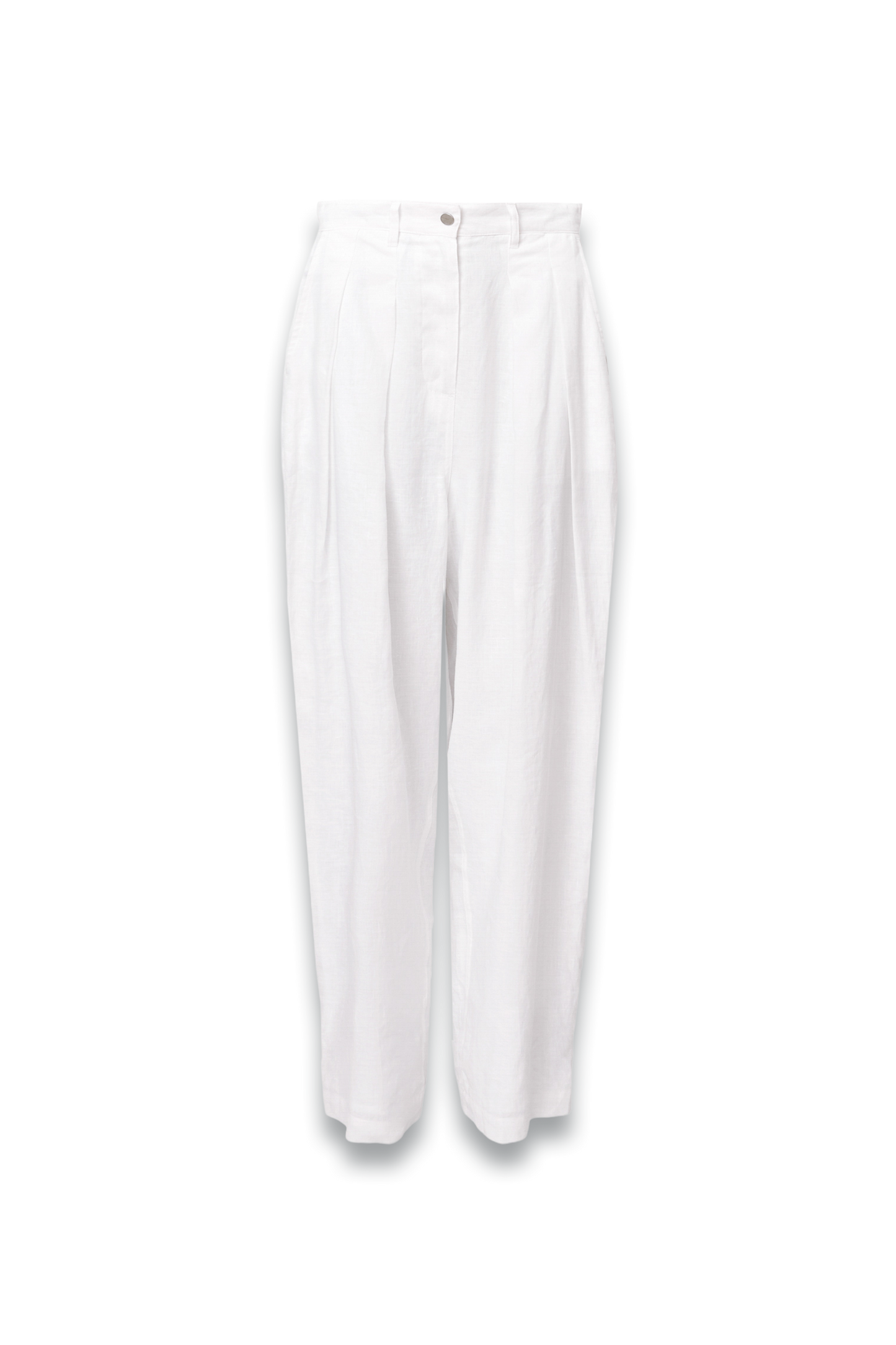 Becca Linen Barrel Leg Trousers