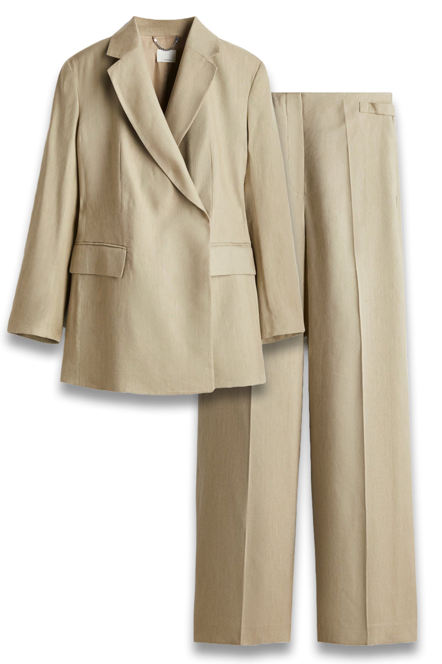 Linen-blend Blazer and Linen-blend Trousers