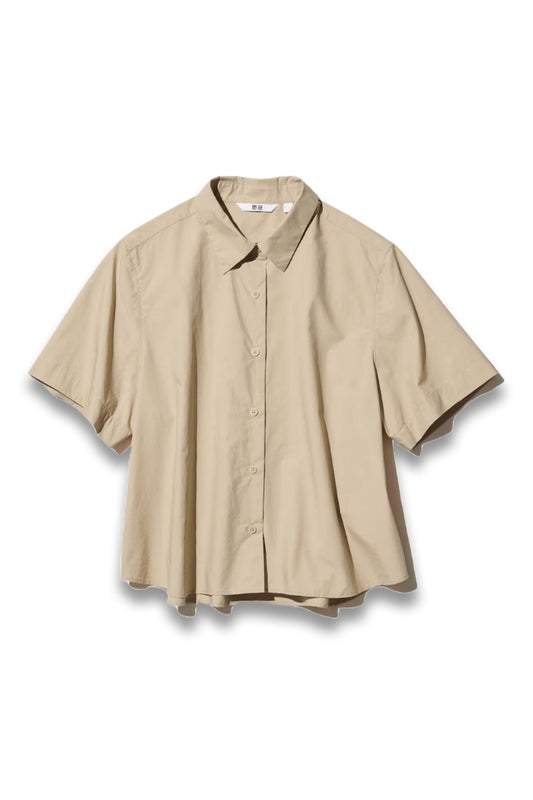 Cotton Short Length Shirt (Short Sleeve)