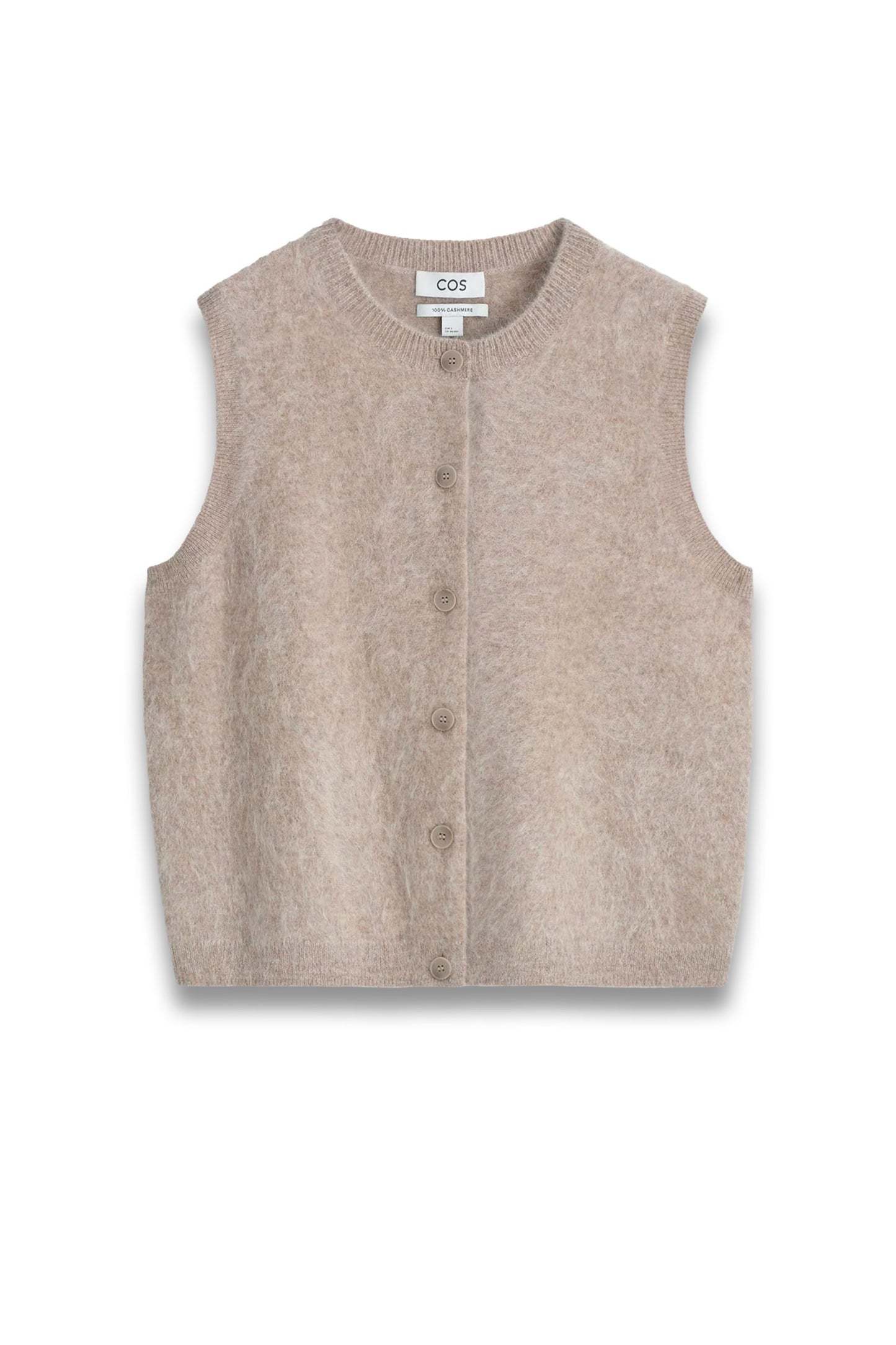 Brushed-Cashmere Waistcoat