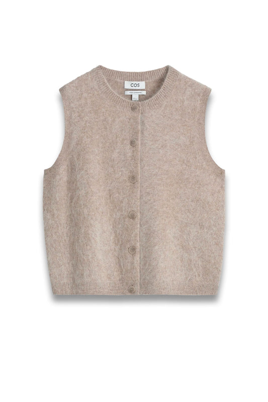 Brushed-Cashmere Waistcoat