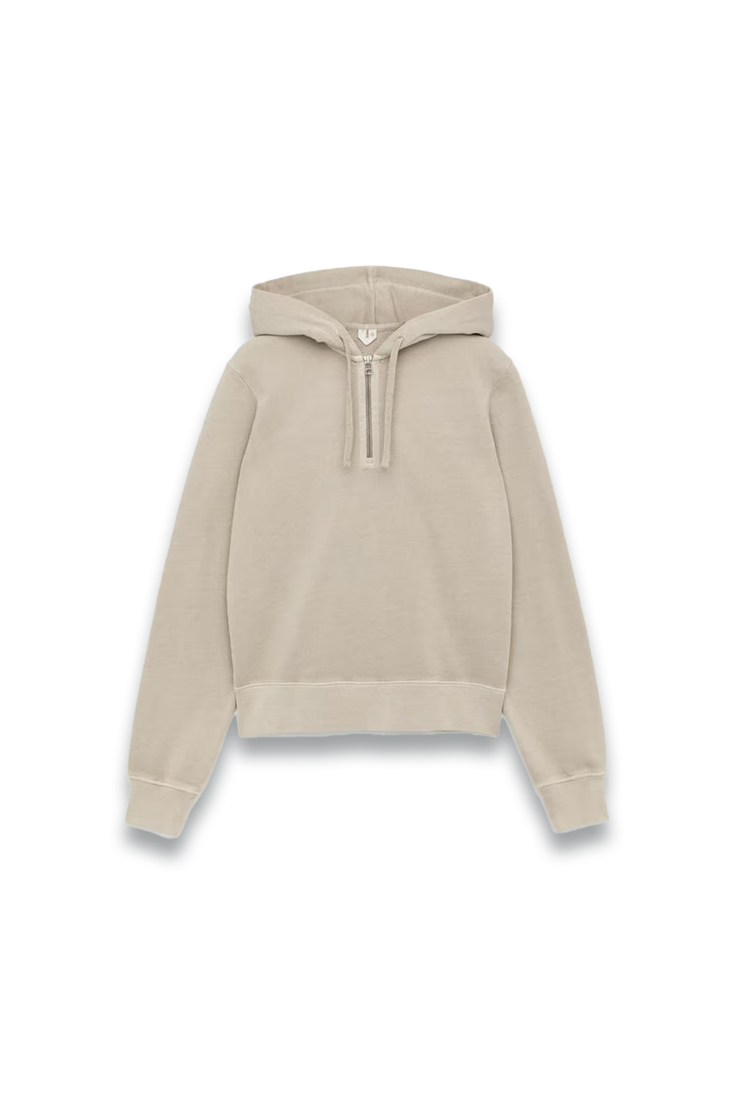 Half-Zip Cotton Hoodie