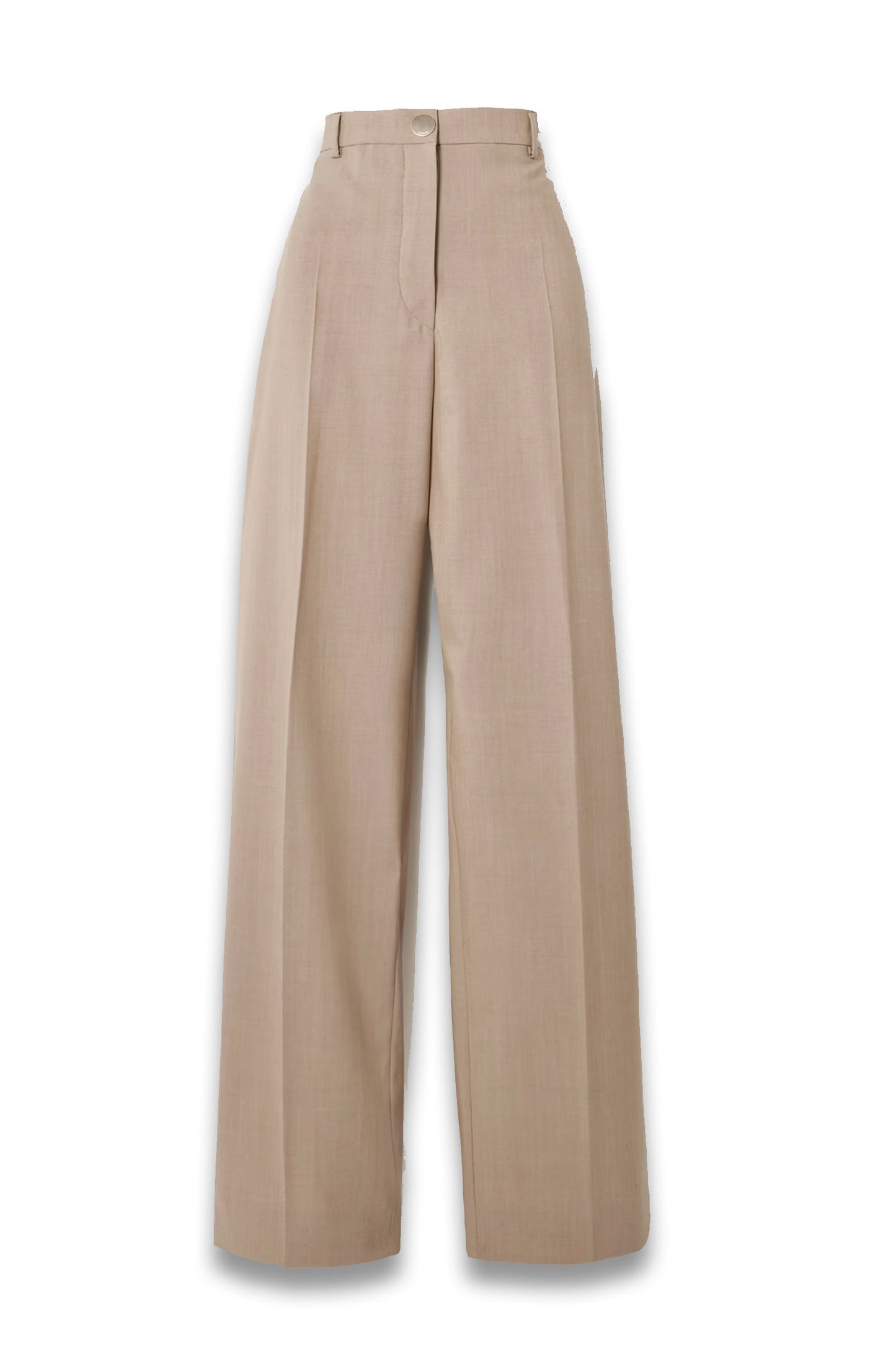 Salvo Pleated Grain de Poudre Wool Wide-leg Pants