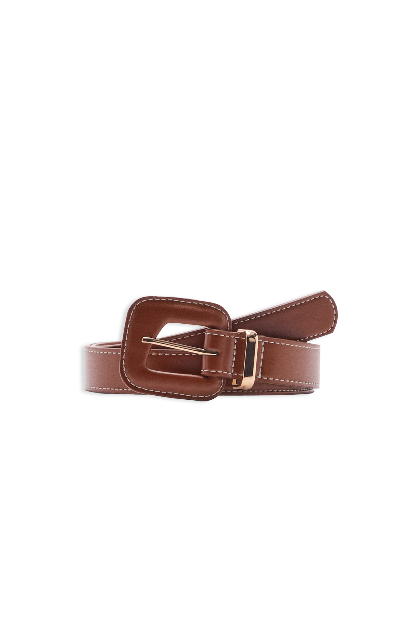 Animal Print Effect Belt