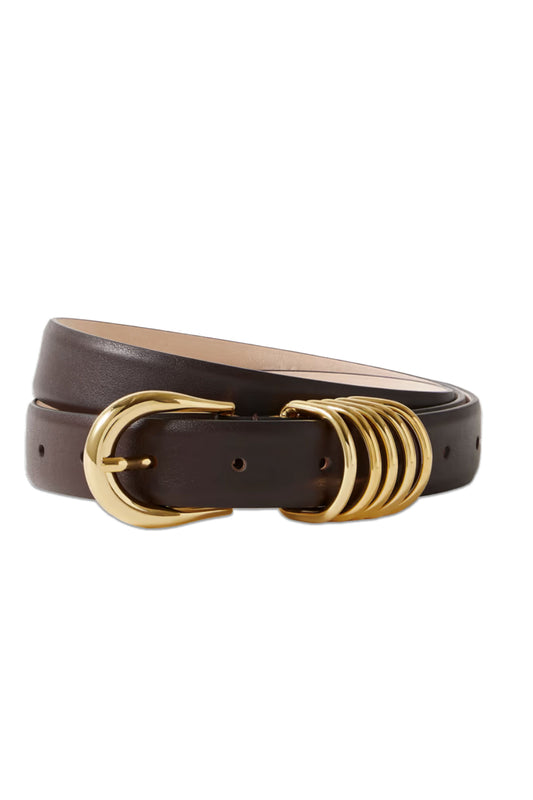Hollyhock Leather Belt