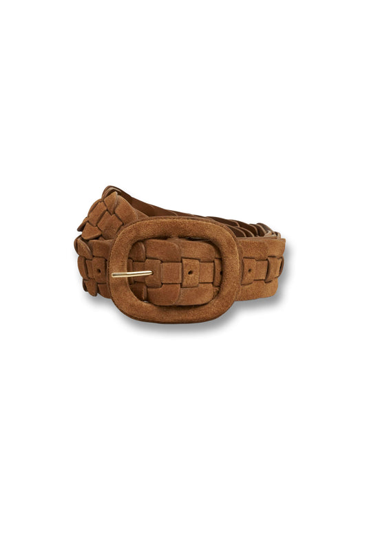 Abbie Suede Woven Belt