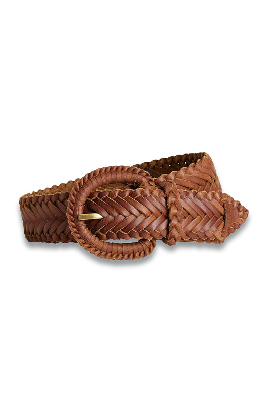 Woven Leather Belt