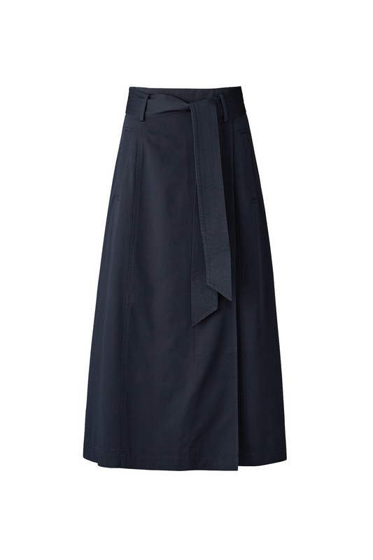 Belted Flared Skirt