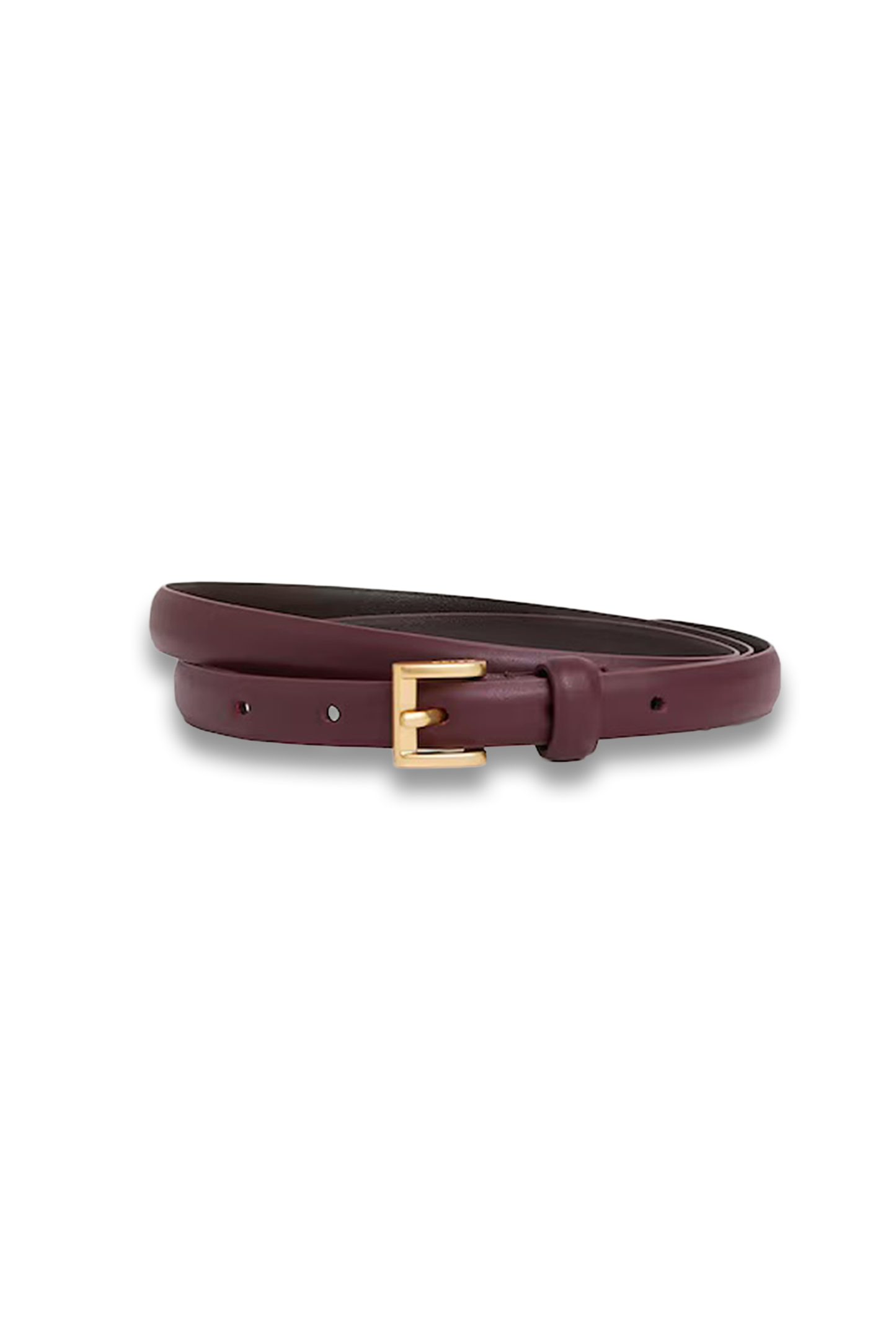 Leather Skinny Belt